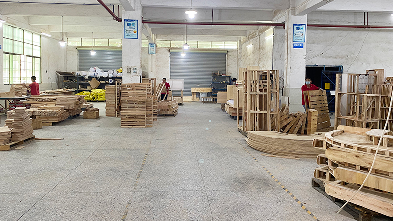 Wood Frame Assembly Area